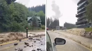 Погода в Буковелі різко погіршилася: курорт накрила сильна злива